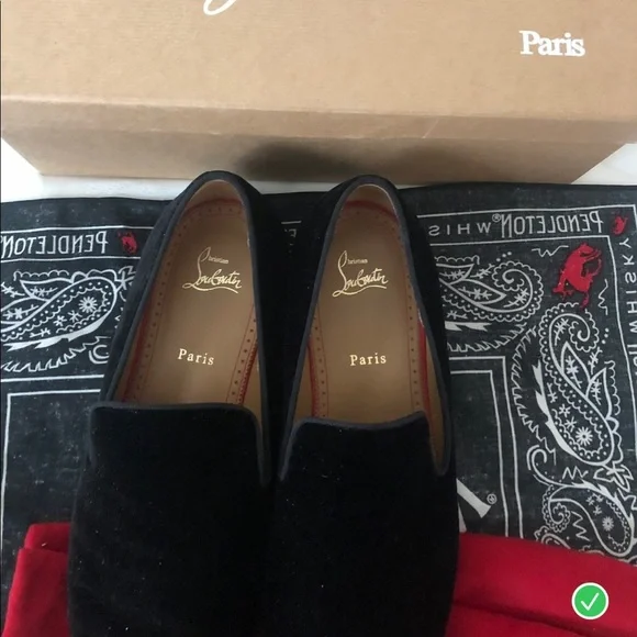 Christian Louboutin shoes black European 10 US 11 display picture 1
